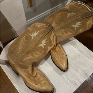 Dan Post Suede Cowboy Boots